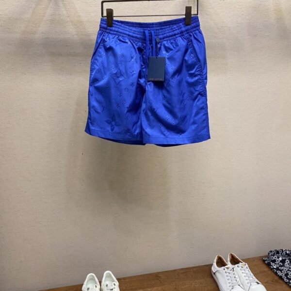 designer,replica,clothing,fake,1:1,lv,luxury,high quality LV monogram full print nylon fabric shorts Beach pants (C9K0K)