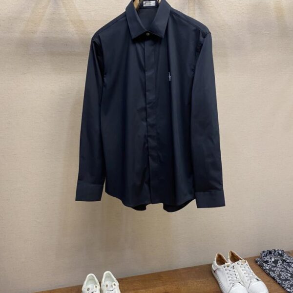 designer,replica,clothing,fake,1:1,lv,luxury,high quality Fashion simple long sleeve shirt (9H4K1)