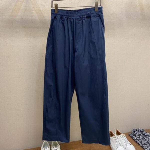 designer,replica,clothing,fake,1:1,lv,luxury,high quality BOTTEGA VENETA BV new summer thin casual trousers with stitching stripes and wide version. Breathable and comfortable to wear in summer. The upper body can easily create a relaxed feeling (17J05)
