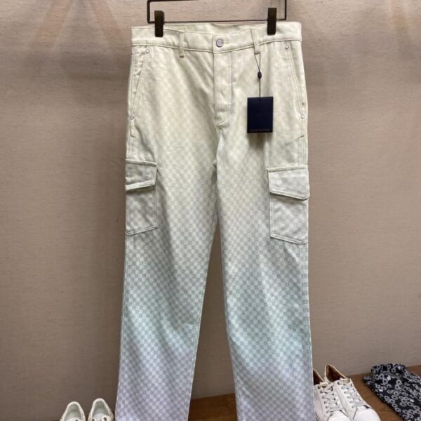 designer,replica,clothing,fake,1:1,lv,luxury,high quality LV new denim overalls (NPERD)