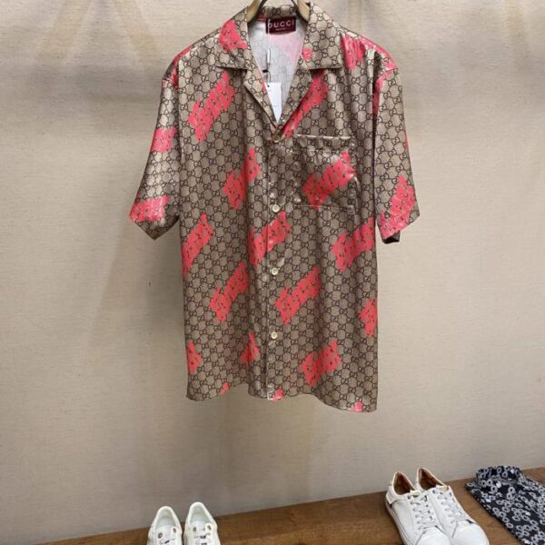 designer,replica,clothing,fake,1:1,lv,luxury,high quality Gucci Early Fall New Arrival Short Sleeve Shirt (NW4NI)