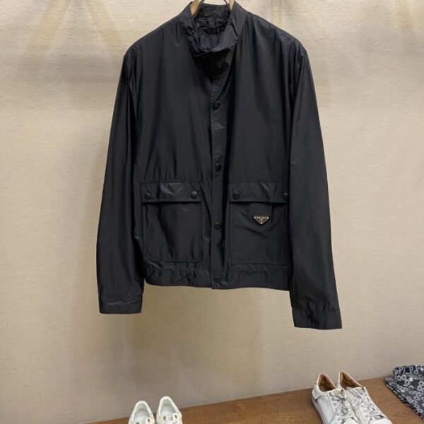 designer,replica,clothing,fake,1:1,lv,luxury,high quality Prada recycled nylon jacket (6QXGY)