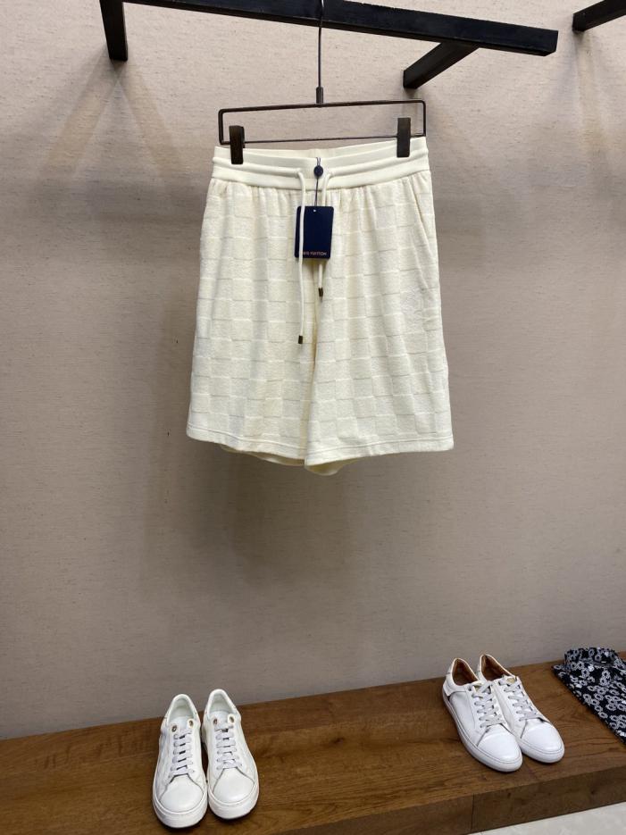 designer,replica,clothing,fake,1:1,lv,luxury,high quality LV Cotton Drawstring Shorts (DTR2W)