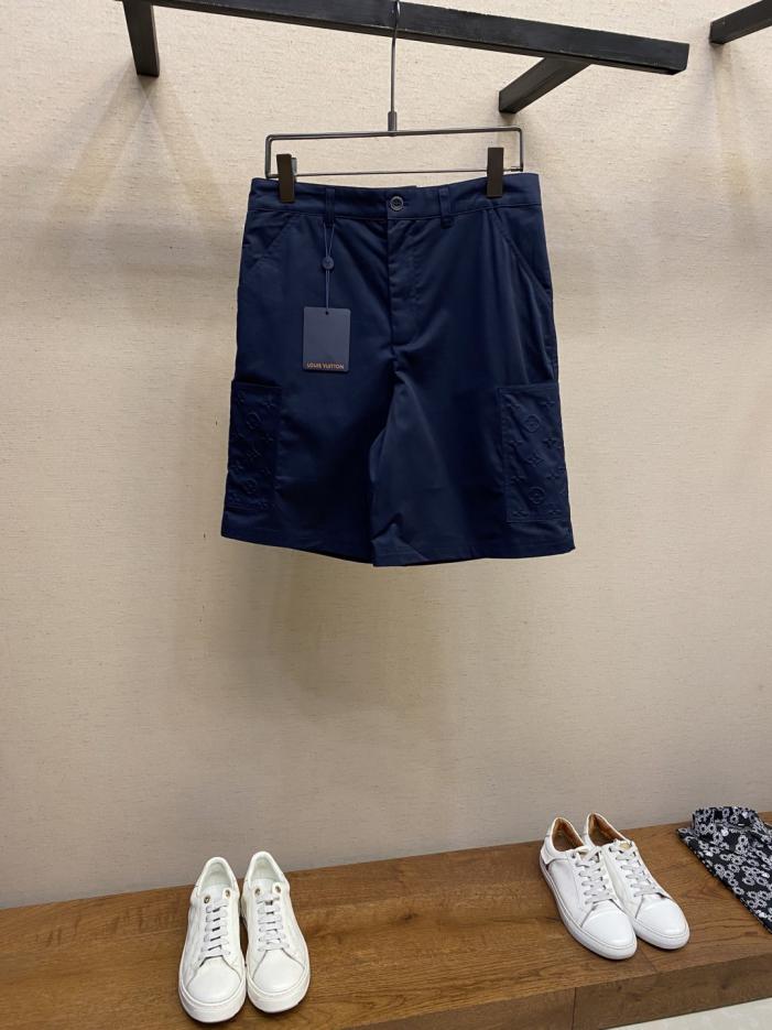 designer,replica,clothing,fake,1:1,lv,luxury,high quality LV LU embossed pocket shorts (4EDC7)