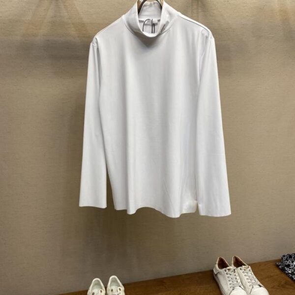 designer,replica,clothing,fake,1:1,lv,luxury,high quality Prada triangle leather turtleneck top (2JAJX)