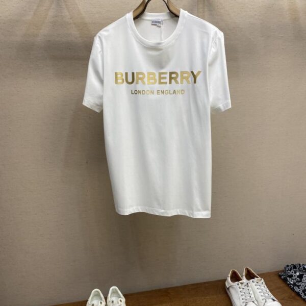 designer,replica,clothing,fake,1:1,lv,luxury,high quality Burberry new cotton stretch cotton fabric short-sleeved T-shirt (5XTU4)