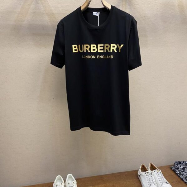 designer,replica,clothing,fake,1:1,lv,luxury,high quality Burberry new cotton stretch cotton fabric short-sleeved T-shirt (X75T6)