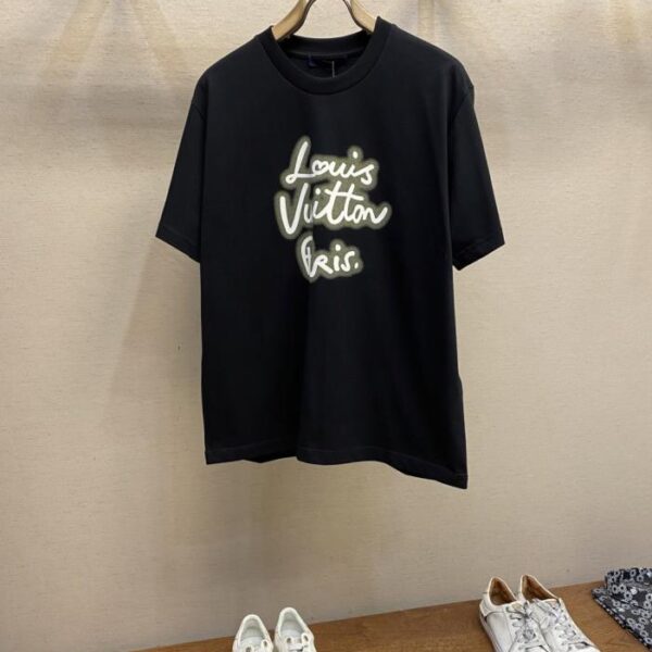 designer,replica,clothing,fake,1:1,lv,luxury,high quality LV Cotton Short Sleeve T-shirt (2HK1O)