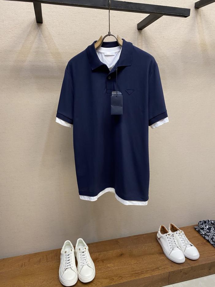 designer,replica,clothing,fake,1:1,lv,luxury,high quality Prada POLO with contrasting fabric triangle logo 100% cotton woven piqué (47IZ9) designer,replica,clothing,fake,1:1,lv,luxury,high quality Prada POLO with contrasting fabric triangle logo 100% cotton woven piqué (47IZ9)