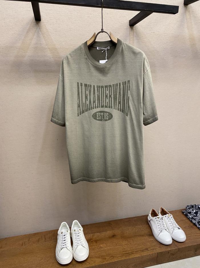 designer,replica,clothing,fake,1:1,lv,luxury,high quality Alexander wang new heavy washed old brown gradient cotton round neck T-shirt loose version unisex (2V3VX) designer,replica,clothing,fake,1:1,lv,luxury,high quality Alexander wang new heavy washed old brown gradient cotton round neck T-shirt loose version unisex (2V3VX)
