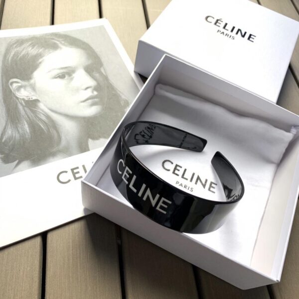 designer,replica,clothing,fake,1:1,lv,luxury,high quality Celine official website new high-end version letter headband versatile black, beautiful pink two colors optional 1 box (H0IGB)