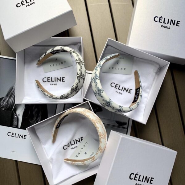 designer,replica,clothing,fake,1:1,lv,luxury,high quality Celine New Arc de Triomphe Print Fabric Headband (JLCTI)