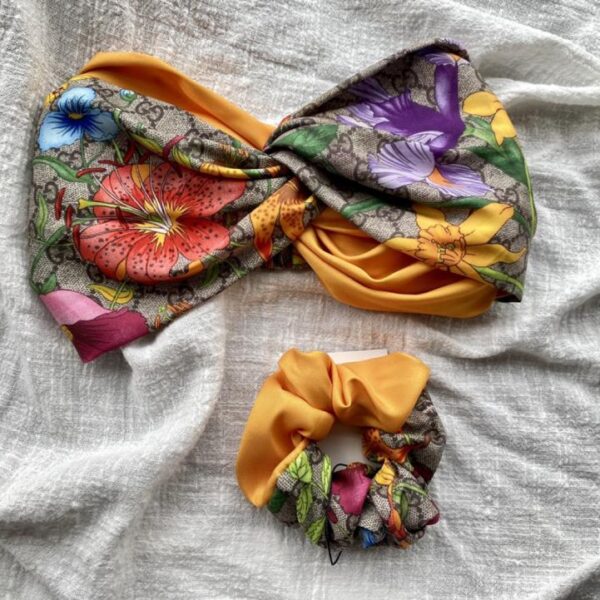 designer,replica,clothing,fake,1:1,lv,luxury,high quality Hairband + Headband Gucci color matching floral headband, headband positioning print (MK0FE)