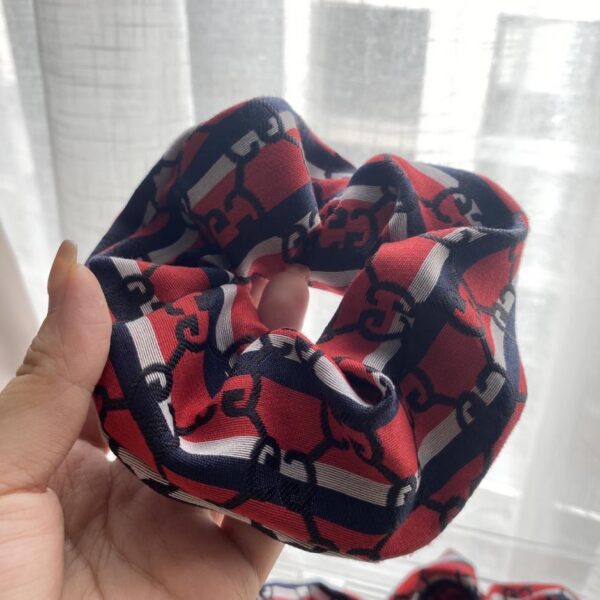 designer,replica,clothing,fake,1:1,lv,luxury,high quality Gucci red, white and blue striped hair tie 1 piece/simple bag (MY3R8)