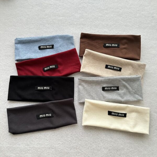 designer,replica,clothing,fake,1:1,lv,luxury,high quality Miu Miu Thin Flat Headband Modal Faux Cashmere 1 piece/simple bag (TFSU8)