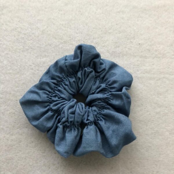 designer,replica,clothing,fake,1:1,lv,luxury,high quality Niche denim pleated hair band 1 piece/simple bag (E2XGS)