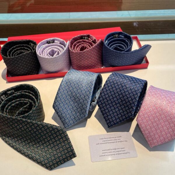 designer,replica,clothing,fake,1:1,lv,luxury,high quality Ferragamo men’s new tie series 100% top-grade twill silk handmade custom (07EL3)