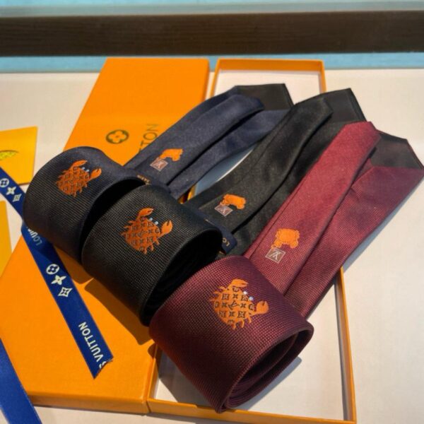 designer,replica,clothing,fake,1:1,lv,luxury,high quality LV Crab Silk Tie Dip-Dyed in a Deep Shade (CZ0HU)