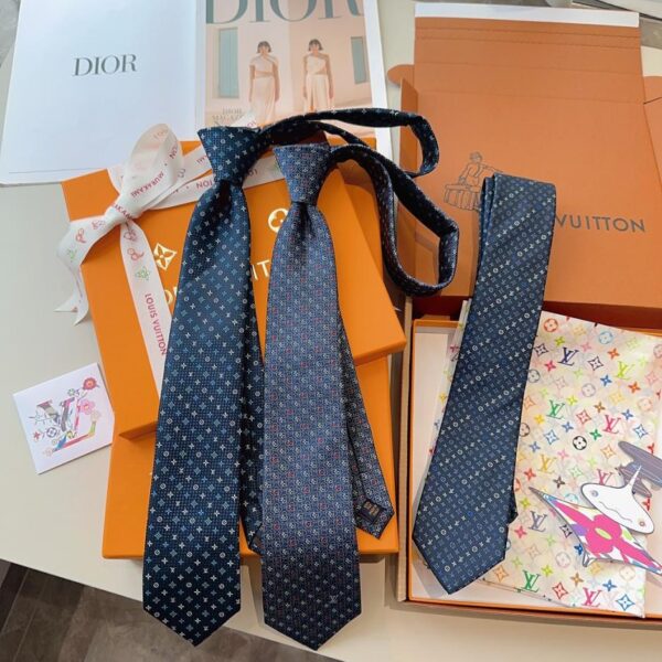 designer,replica,clothing,fake,1:1,lv,luxury,high quality Louis Vuitton Classic Tie Monogram Tie (1O78A)