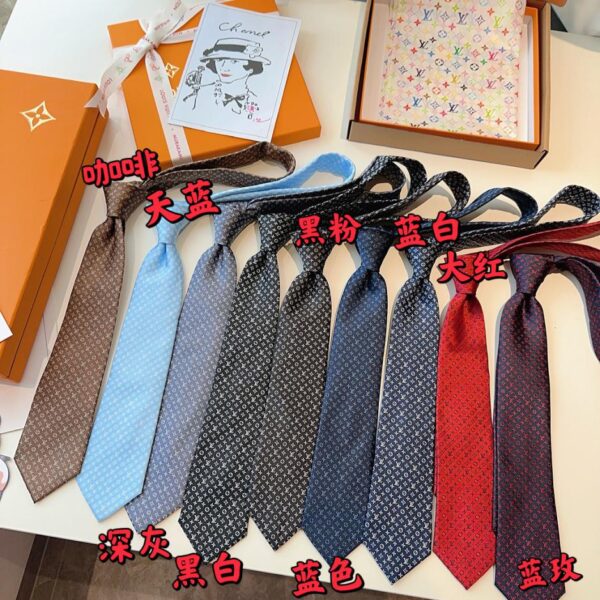 designer,replica,clothing,fake,1:1,lv,luxury,high quality Louis Vuitton Classic Tie Monogram Tie (F31LY)