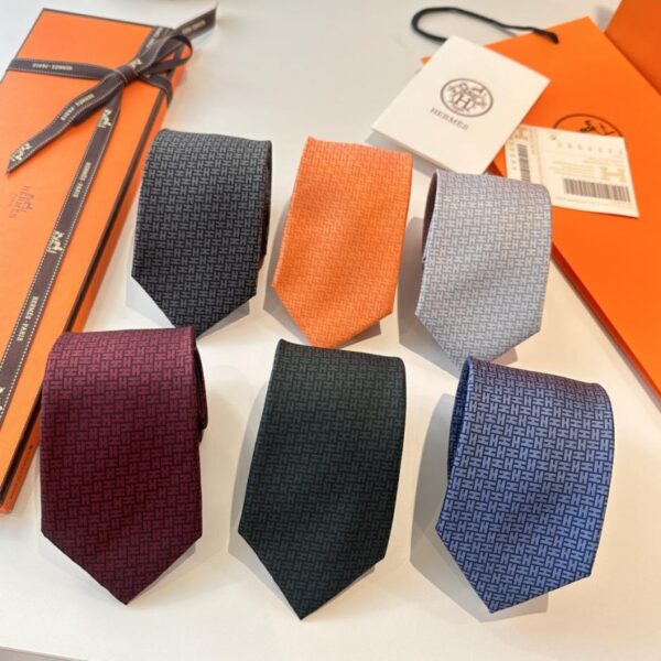 designer,replica,clothing,fake,1:1,lv,luxury,high quality Hermès H-shaped men’s new tie series, 100% top-grade twill silk, handmade and customized (KCVNH)
