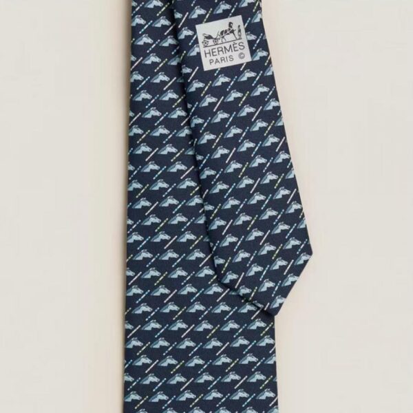 designer,replica,clothing,fake,1:1,lv,luxury,high quality Hermes Men’s New Printed Tie Series [Galloping Horse Color] (UFUL5)