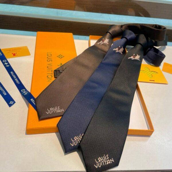 designer,replica,clothing,fake,1:1,lv,luxury,high quality Jumping Dog Tie, Silk (H x L) (1VPDF)