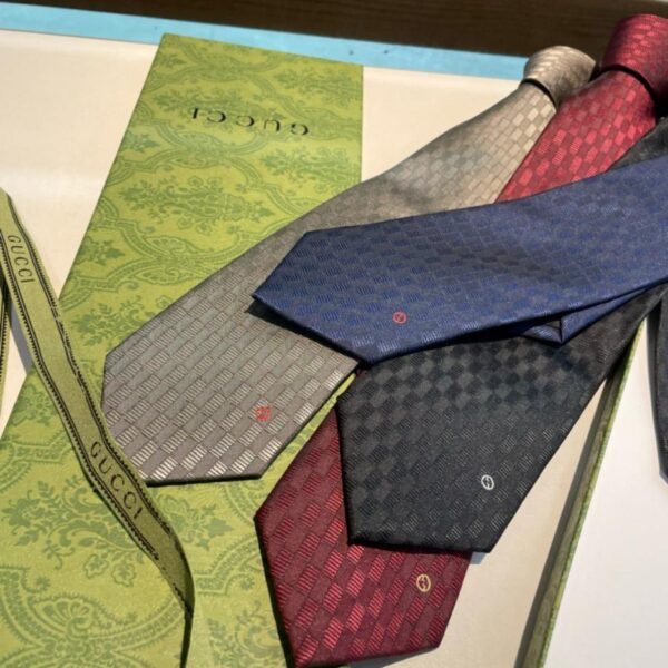 designer,replica,clothing,fake,1:1,lv,luxury,high quality Gucci New Counter [GG Logo Print Tie] Men’s Tie (E4CXJ)