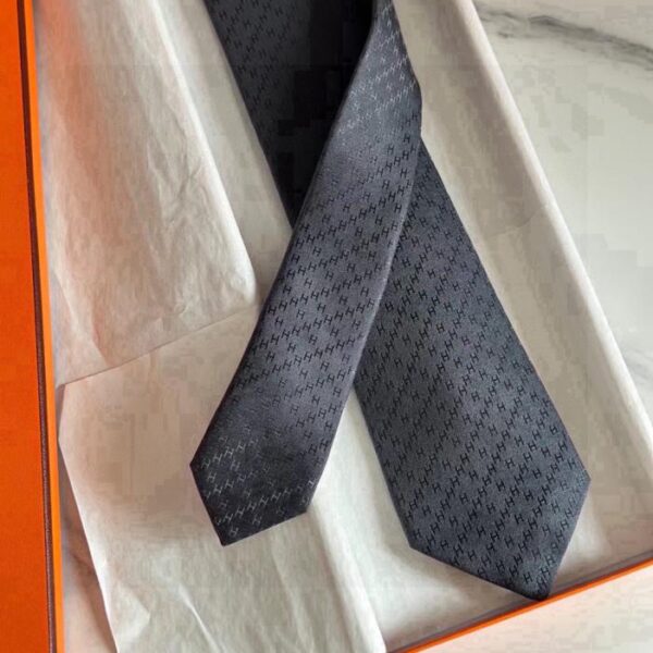 designer,replica,clothing,fake,1:1,lv,luxury,high quality Hermès Men’s Diamond H Plaid New Tie Series 100% Top Twill Silk Handmade Customization (WLJKF)