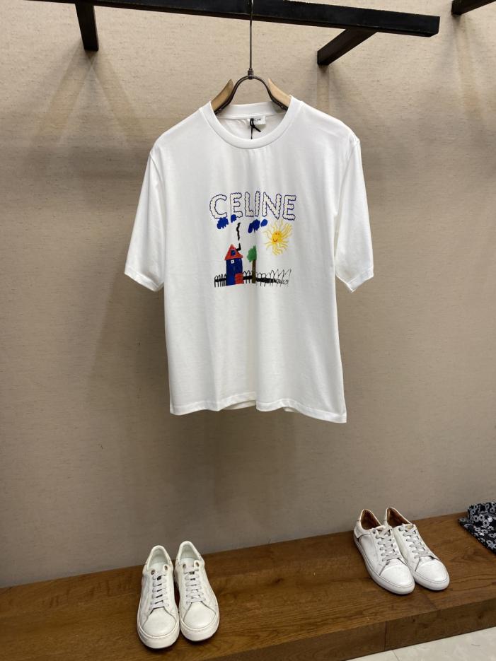designer,replica,clothing,fake,1:1,lv,luxury,high quality Celine Childlike Painting Print Round Neck Short Sleeve (SIBEA) designer,replica,clothing,fake,1:1,lv,luxury,high quality Celine Childlike Painting Print Round Neck Short Sleeve (SIBEA)