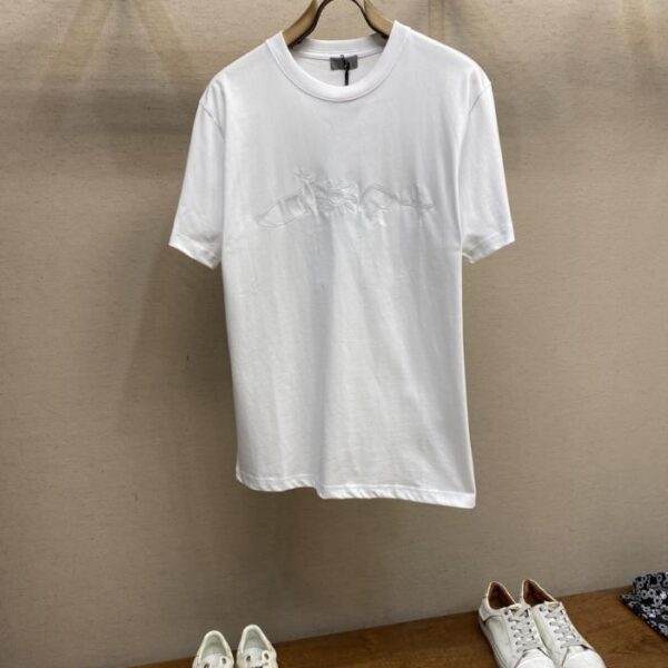 designer,replica,clothing,fake,1:1,lv,luxury,high quality Dior DR Collaborative Farewell Embroidery Round Neck Short Sleeve (6HHJK)