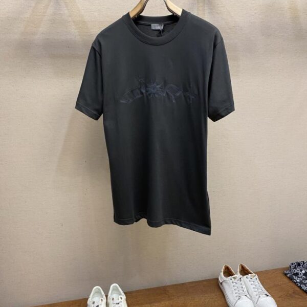 designer,replica,clothing,fake,1:1,lv,luxury,high quality Dior DR Collaborative Farewell Embroidery Round Neck Short Sleeve (PCK3X)