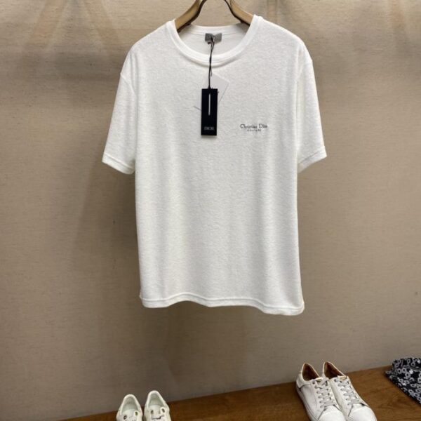 designer,replica,clothing,fake,1:1,lv,luxury,high quality Dior Towel Loop Cotton Round Neck Short Sleeve (SABQC)