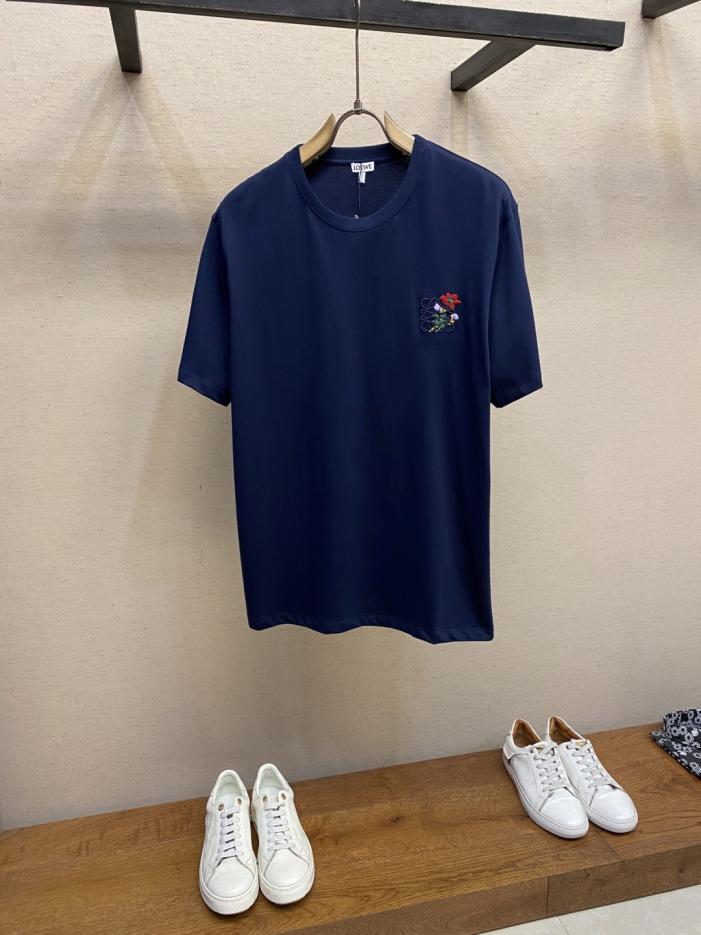 designer,replica,clothing,fake,1:1,lv,luxury,high quality Loewe Little Red Flower Logo Embroidered Short Sleeve (PBP43) designer,replica,clothing,fake,1:1,lv,luxury,high quality Loewe Little Red Flower Logo Embroidered Short Sleeve (PBP43)