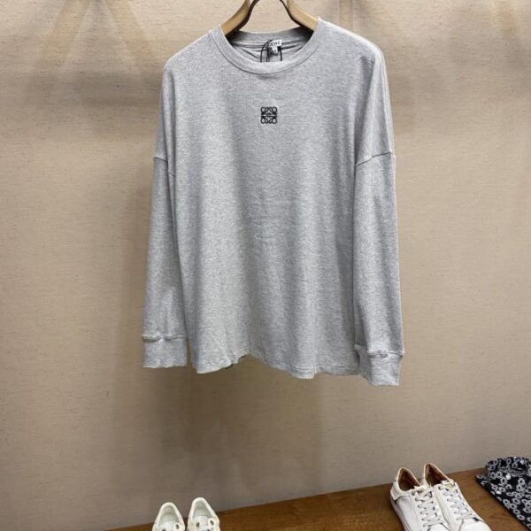 designer,replica,clothing,fake,1:1,lv,luxury,high quality Loewe High Elastic Thread Embroidery Bottoming Shirt (P1BDM)