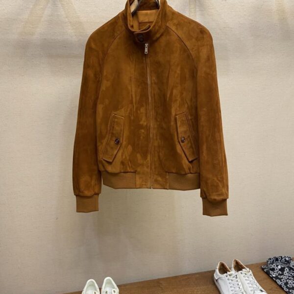 designer,replica,clothing,fake,1:1,lv,luxury,high quality Prada Autumn/Winter New Arrivals Prada Autumn/Winter Leather Jacket Made of Imported Shearling (NAMDU)