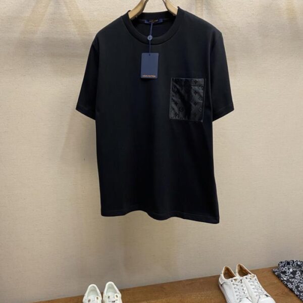 designer,replica,clothing,fake,1:1,lv,luxury,high quality LV cotton short-sleeved T-shirt (XAI21)