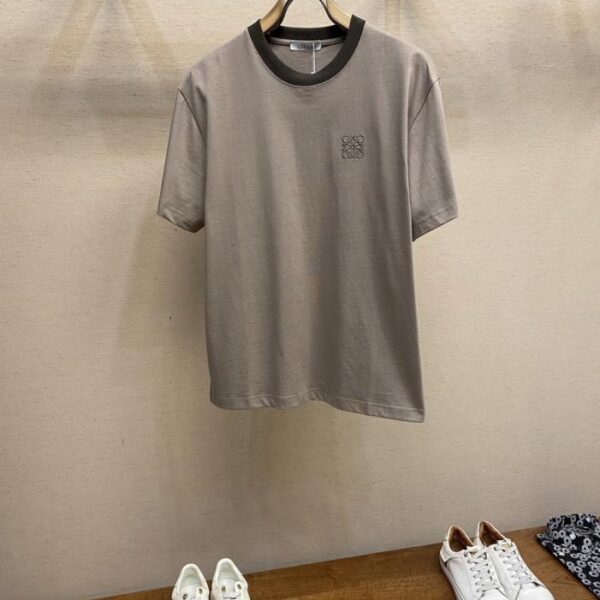 designer,replica,clothing,fake,1:1,lv,luxury,high quality Loewe short-sleeved T-shirt with letters on the chest (9NPTA)