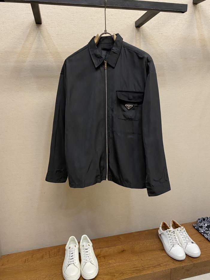 designer,replica,clothing,fake,1:1,lv,luxury,high quality Prada solid color logo zipper lapel long sleeve jacket (7LQKY) designer,replica,clothing,fake,1:1,lv,luxury,high quality Prada solid color logo zipper lapel long sleeve jacket (7LQKY)