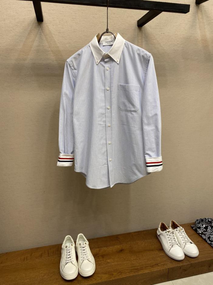 designer,replica,clothing,fake,1:1,lv,luxury,high quality TB Classic All-match Cotton Oxford Yarn-dyed Stripe Shirt (1SXGM) designer,replica,clothing,fake,1:1,lv,luxury,high quality TB Classic All-match Cotton Oxford Yarn-dyed Stripe Shirt (1SXGM)