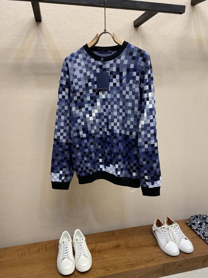 designer,replica,clothing,fake,1:1,lv,luxury,high quality LV round neck ribbed jacquard long-sleeved sweater (NV1TP) designer,replica,clothing,fake,1:1,lv,luxury,high quality LV round neck ribbed jacquard long-sleeved sweater (NV1TP)