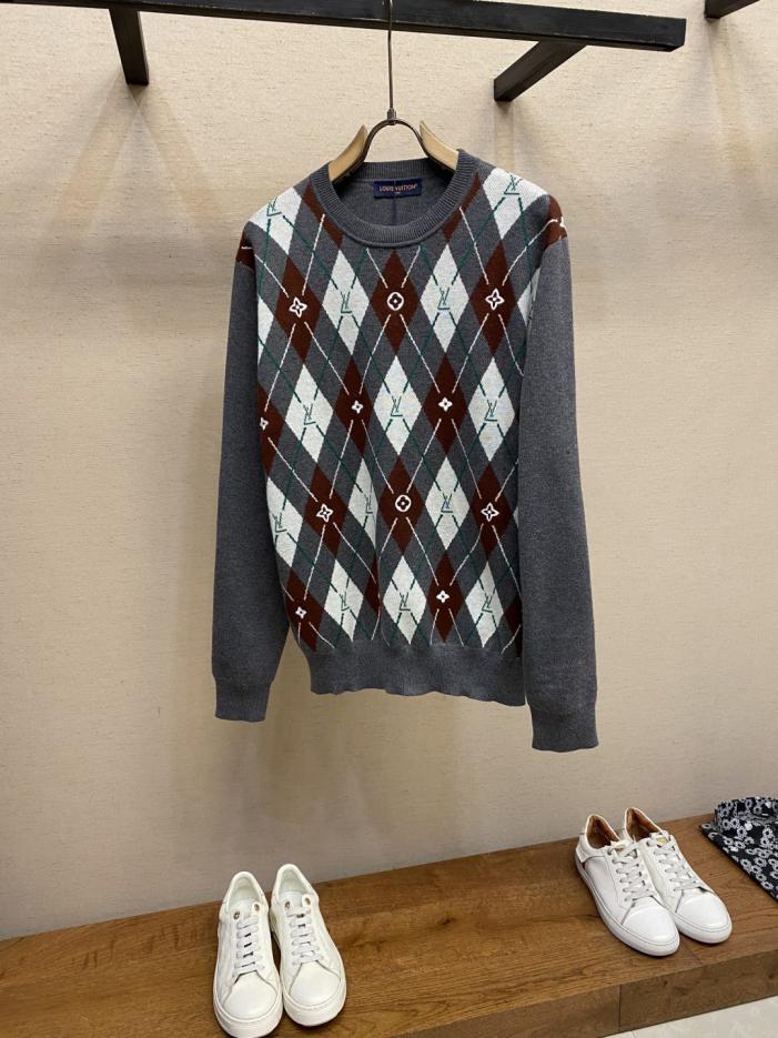 designer,replica,clothing,fake,1:1,lv,luxury,high quality LV Diamond Check Crew Neck Sweater (4FSC1) designer,replica,clothing,fake,1:1,lv,luxury,high quality LV Diamond Check Crew Neck Sweater (4FSC1)