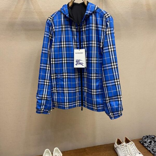 designer,replica,clothing,fake,1:1,lv,luxury,high quality Burberry Check Reversible Jacket (UBA45)