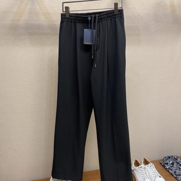designer,replica,clothing,fake,1:1,lv,luxury,high quality LV Early Fall Collection Drawstring Casual Straight-Leg Pants (2MR1C)