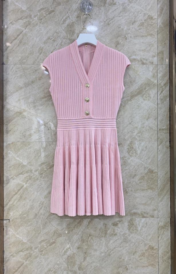 designer,replica,clothing,fake,1:1,lv,luxury,high quality Balmain New Heavy Knit V-Neck Sleeveless Dress Pink (1OJBC) designer,replica,clothing,fake,1:1,lv,luxury,high quality Balmain New Heavy Knit V-Neck Sleeveless Dress Pink (1OJBC)