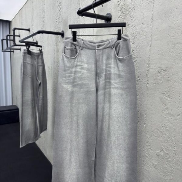 designer,replica,clothing,fake,1:1,lv,luxury,high quality Acne Studios grey distressed washed sweatpants (JE7D5)