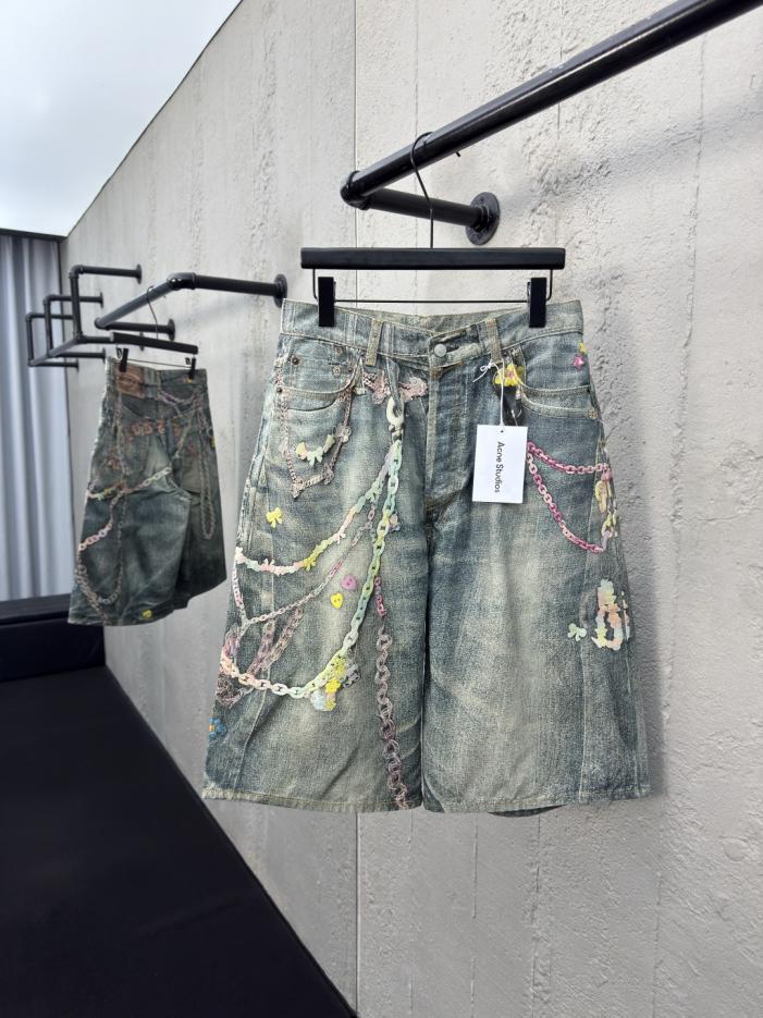 designer,replica,clothing,fake,1:1,lv,luxury,high quality Acne Studios chain 3D print straight shorts (ZMTAO) designer,replica,clothing,fake,1:1,lv,luxury,high quality Acne Studios chain 3D print straight shorts (ZMTAO)