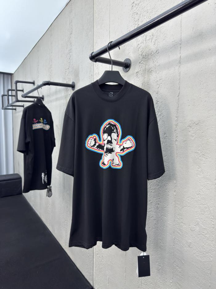 designer,replica,clothing,fake,1:1,lv,luxury,high quality Chrome Hearts Rainbow Skull Print Cartoon Short Sleeve (0CI1P) designer,replica,clothing,fake,1:1,lv,luxury,high quality Chrome Hearts Rainbow Skull Print Cartoon Short Sleeve (0CI1P)