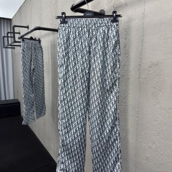 designer,replica,clothing,fake,1:1,lv,luxury,high quality DIOR monogram printed trousers (4RNXR)