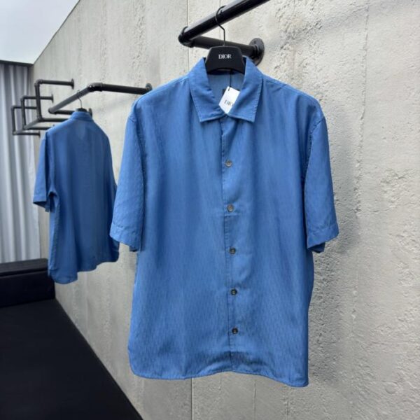 designer,replica,clothing,fake,1:1,lv,luxury,high quality DIOR silk short-sleeved shirt (7ERC3)